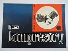 Jikov - kompresory - prospekt - 1968 - Motor n. p. České Budějovice - Tatra, Škoda, Liaz, Zetor...