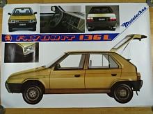 Škoda Favorit 136 L - plakát - 1989 - Mototechna