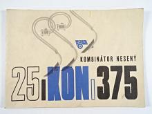 Kombinátor nesený 25-KON-375 - návod k obsluze + katalog součástí