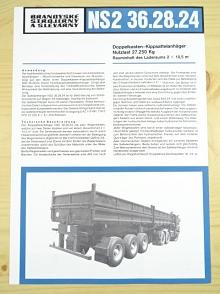 BSS - NS2 36.28.24 - Doppelkasten - Kippsattelanhäger - prospekt - Liaz, Tatra