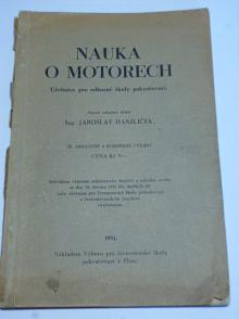 Nauka o motorech - Jaroslav Hanzlíček - 1931