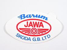 Barum - JAWA - Skoda G. B. LTD - samolepka