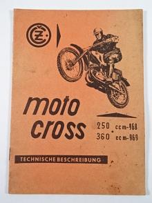 ČZ 250/968, 360/969 - motocross - Technische Beschreibung - 1965