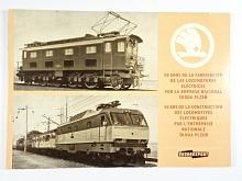 Škoda Plzeň - 50 let výroby elektrických lokomotiv - 1927 - 1977 - prospekt