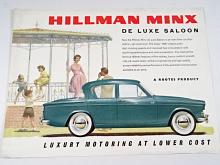 Hillman Minx de Luxe Salon - prospekt