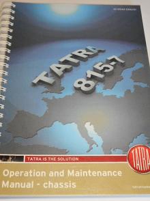 Tatra 815-7 - Operation and Maintenance Manual - chassis - 2014