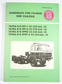 Tatra 815 - Handbuch für Fahrer der Chassis - 1983 + Nachtrag