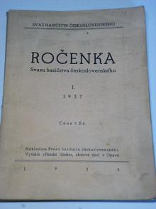 Ročenka Svazu hasičstva československého 1937