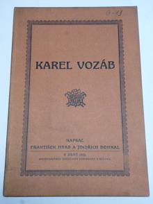 Karel Vozáb - Moravská zemská jednota hasičská - 1925