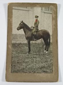 Voják na koni - fotografie