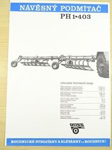 Návěsný podmítač PH 1-403 - prospekt - ROSS - Roudnické strojírny a slévárny Roudnice n. L.