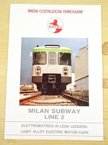 Breda - Milan subway line 2 - prospekt - 1993