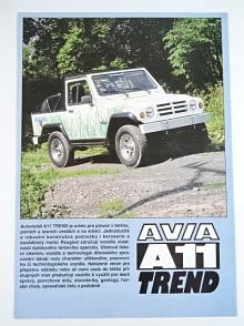 Avia A 11 Trend - licence Auverland - prospekt