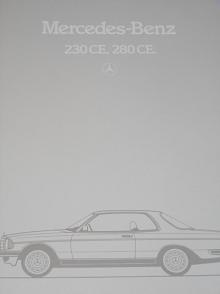 Mercedes - Benz 230 CE, 280 CE - prospekt - 1981