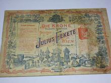 Julius Fekete Wien - Die Krone Illustrirtes Handelsblatt