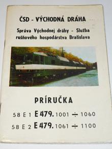 ČSD - Východná dráha - príručka - lokomotivy E 479.1 - 1985