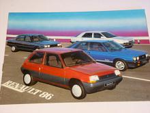 Renault 4, 5, 9, 11, 18, 25, Espace, Alpine, Jeep Cherokee, Renault Rodeo 5 - 1986 - prospekt