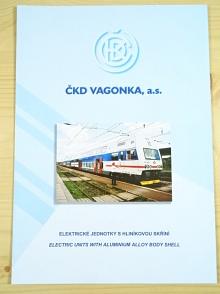 ČKD Vagonka - elektrické jednotky s hliníkovou skříní - elektrická dvoupodlažní jednotka řady 471 - prospekt