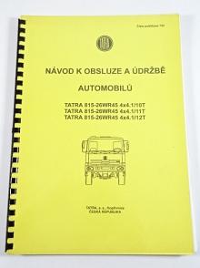 Tatra 815 - návod k obsluze a údržbě automobilů - 2000