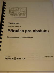 Tatra 810 1ROR26 13 158 6x6.1R - příručka pro obsluhu - 2005