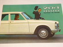 Peugeot 204 - berline et break - 1965 - prospekt