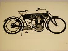 Walter - řemenový motocykl - fotografie