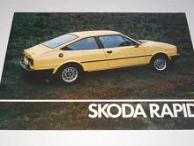 Škoda Rapid - prospekt - 1982