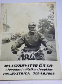 Majstrovstvo ČSSR v terennej súťaži motocyklov - fotografie