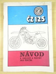ČZ 125/519 - návod k obsluze a pokyny pro údržbu - 1991