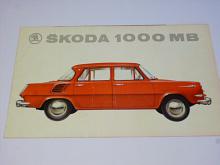 Škoda 1000 MB - Mototechna - prospekt