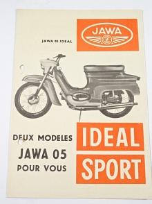 JAWA 50 typ 05 Ideal Sport - prospekt - 1965 - Motokov