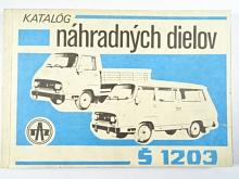 TAZ - Škoda 1203 - katalóg náhradných dielov - 1990