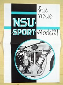 NSU - Sport Modell - 501 S - prospekt - REPRINT