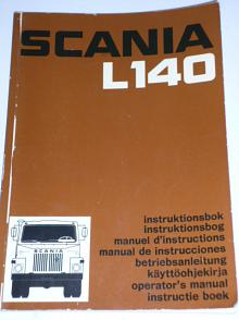 Scania L 140 - instruktionsbok, betriebsanleitung - 1974