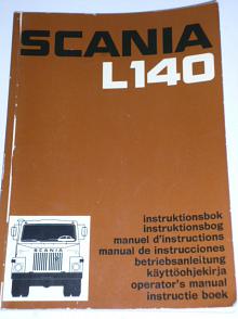 Scania L 140 - instruktionsbok - betriebsanleitung - 1974