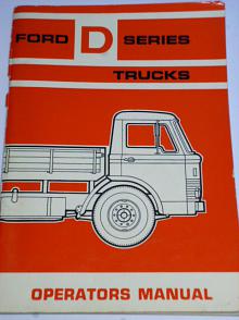 Ford D Series Trucks Operators Manual - 1966