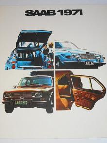 SAAB 1971 - prospekt - Saab 96 + 95, Saab 99