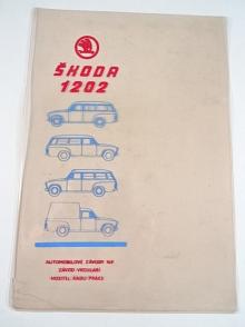 Škoda 1202 - AZV - Automobilové závody n. p. závod ve Vrchlabí - plastové desky na listiny