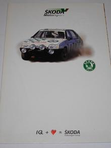 Škoda Motorsport - Škoda Favorit, Forman, Pick-up - prospekt - 1993