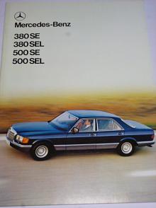Mercedes - Benz 380 SE, 380 SEL, 500 SE, 500 SEL - prospekt