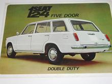 Seat 124 - Fiat - prospekt - 1969