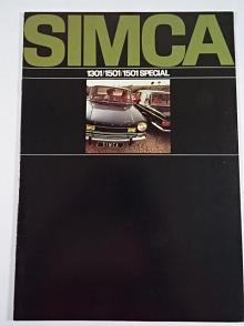 Simca 1301/1501/1501 Speciál - 1969 - prospekt