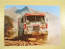 Tatra 815 - vítězný kamion rallye Granada - Dakar 95 s posádkou Loprais - Stachura - Tomeček - pohlednice