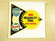 1960 Reliability Trial Snetterton - British Lambretta Owners Association - Castrol - obtisk