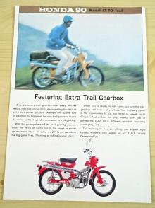 Honda 90 - Model CT-90 Trail - prospekt