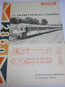Čs. vagónky Tatra Studénka - Triebwagens M 286.0 - prospekt