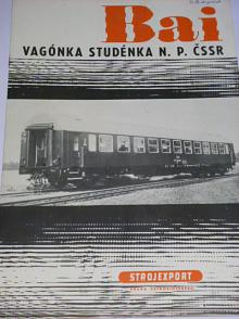 Vagónka Studénka - velkoprostorový přípojný vůz řady Bai - prospekt - Strojexport, Tatra