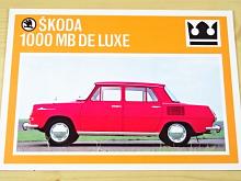 Škoda 1000 MB de luxe - Motokov - prospekt