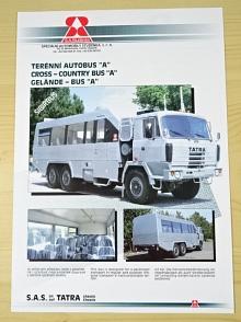 Tatra 815 - terénní autobus A - Sibiřbus - prospekt - S. A. Studénka