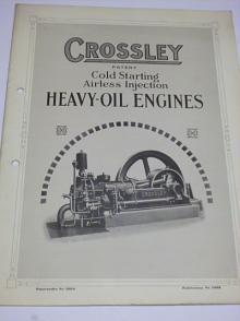 Crossley Cold Starting Airless Injection Heavy-oil Engines - prospekt